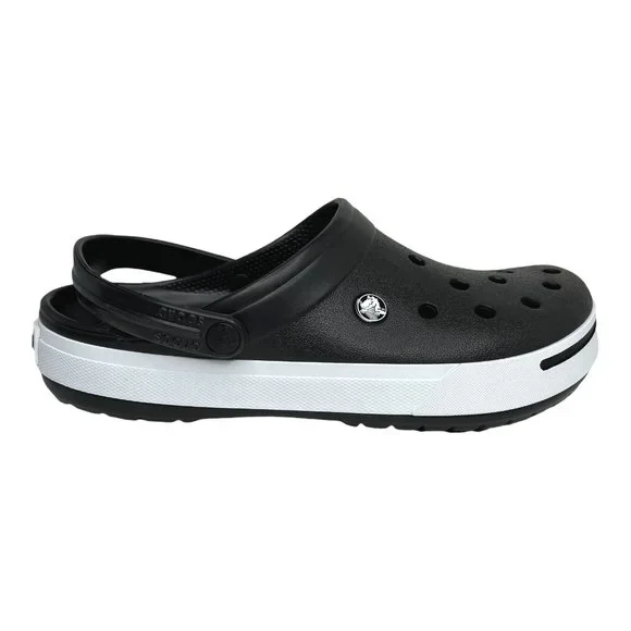 Crocs Crocband Mens Clog Size 8 Black Slip on Water Friendly Comfortable Sandals - Picture 11 of 15